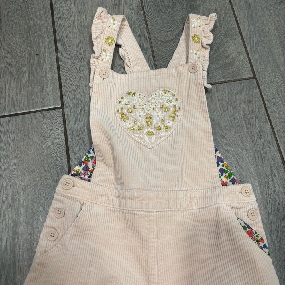 Mini Boden Frill Strap Cord Overalls Size 8-9 - Picture 3 of 9